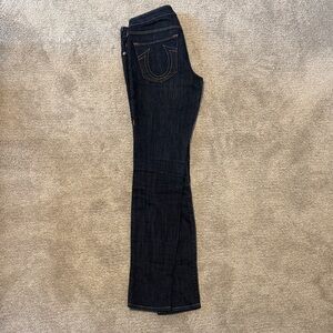 True Religion Women's Dark Blue Bootcut Jeans